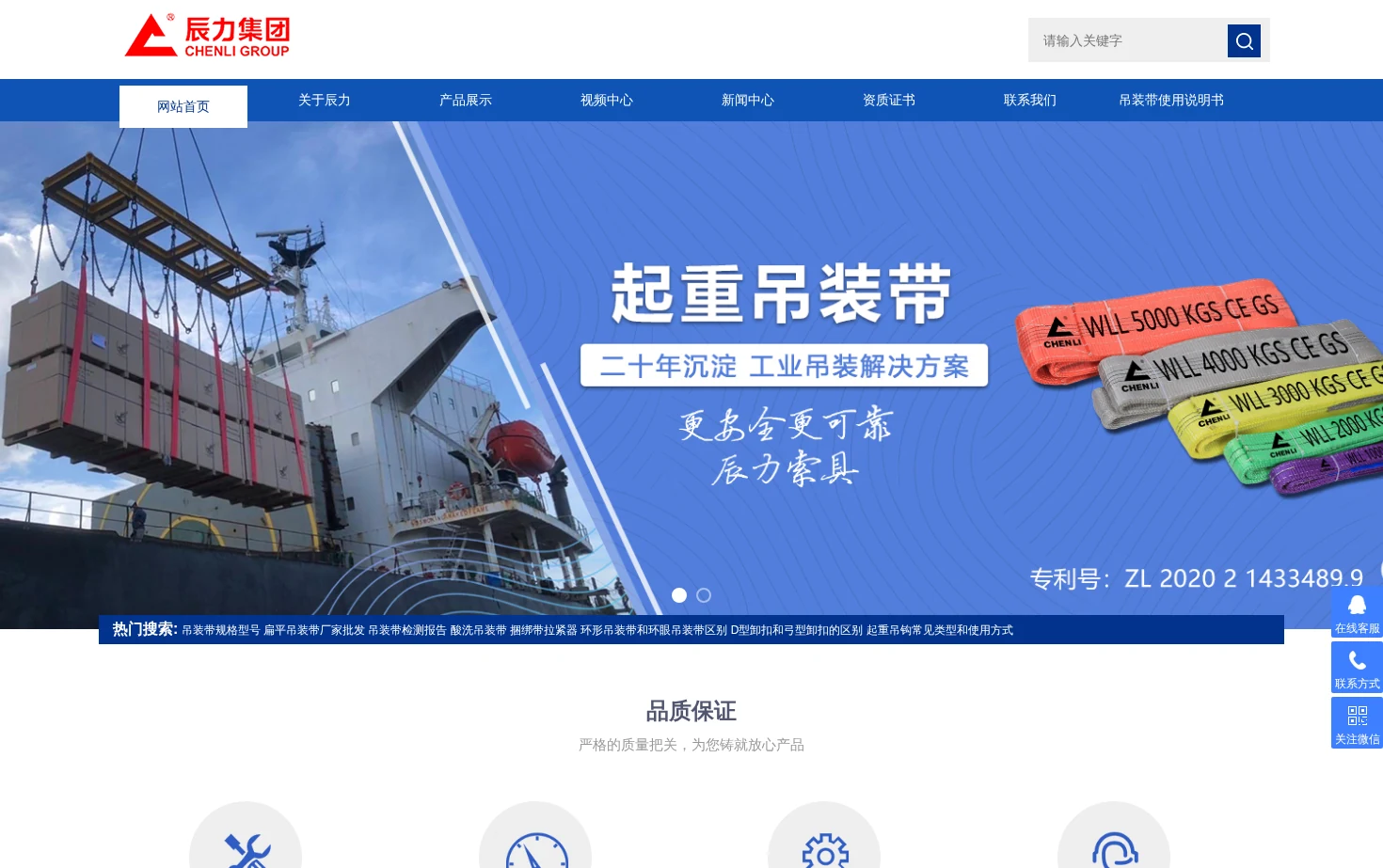 辰力集团有限公司 页面快照